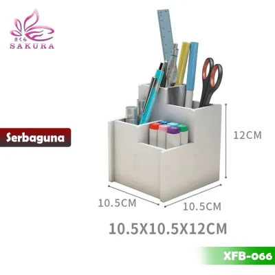 Rak Meja Lemari Penyimpanan Multi Lapis Kotak Alat Tulis Kecil Multifungsi Kreatif Di Desktop - SOSOYO