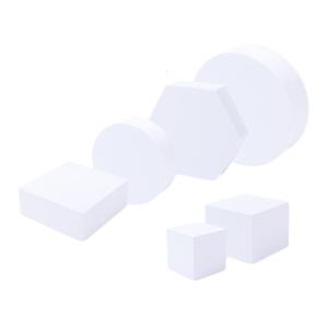 1Set Product Photography Props Cube Foam Solid Blocks Geometric Shapes for Jewelry Makeup and Accessories Modeling