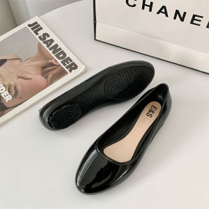 【-size】Women Flat doll shoes black shoes schools shoes 1802#