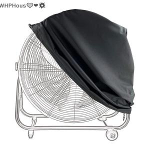 WP💓💛💖 Industrial Outdoor Fan Cover Oxford Fabric Silver Coated Waterproof UV Dust Proof Universal Fit Heavy Duty Protective Case