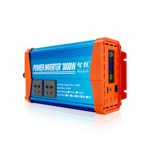 pure sine wave inverter 60Hz solar converter DC12V/24V to AC 220V electric household appliances Car Power Supply For Outdoor Travel Inverter Adapter high-quality aluminum alloy power supply