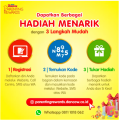 Nestlé DANCOW 1+ Madu Susu Pertumbuhan Anak 1-3 Tahun Box 1Kg. 