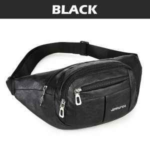 Leather Waterproof Waist Bag Fanny Pack Shoulder Chest Cross Body Bag Belt bag