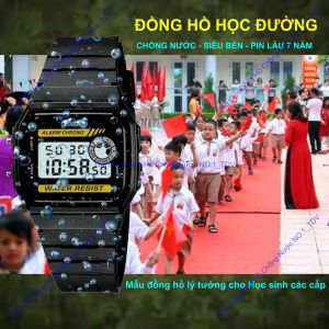 Đồng Hồ Điện Tử CA.S|.O Học Đường 9 Hàng Thailand Pin Lâu 7 Năm Đầy Đủ Chức Năng Chuông To Đèn Sáng