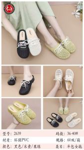 Free Shipping Baotou WomenS Summer Outdoor Half Slippers New Style With Bowknot Flat-Soled Easy-To-Wear And Soft-Soled Sandals For Outdoor Use
