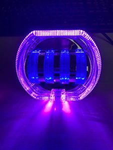 Lampu Utama Projie Daymaker Biled 40 Watt Devil Biru