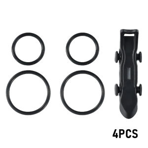 4Pcs Magnetic Fishing Hook Keeper Prevent Scratching Rubber Rings Fishing Hook Holder Express Setup