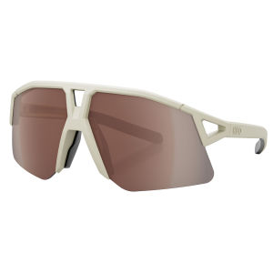 Koo HYPE Performance Sports Sunglasses - Almond White Matt / Brown Lens