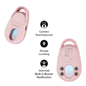 Momax Pinguard Rechargeable Find My Locator Tracker With Anti-Spy Hidden Camera Detector