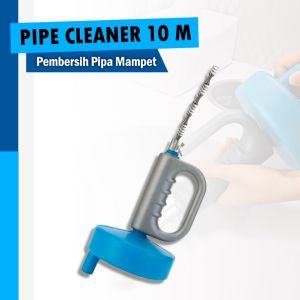BIG MOM -  Pipe Cleaner 5 Meter 10 Meter  Pembersih Pipa Mampet Gulung - Pipe Cleaner Kawat Spiral Pembersih Saluran Air Mampet Kawat Anti Sumbat