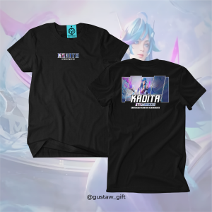 GG T-Shirt KADITA MPL skin Hydromancer Mobile Legends Kaos Custom Katun Slim-fitting Combed Distro