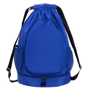 SERAPHYXO Dung lượng lớn Ba lô vợt tennis với túi giày 2 vợt Túi thể thao cầu lông Thời trang Đóng cửa bằng dây rút Túi tập gym Du lịch