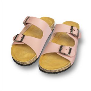 GOLDIES-Sandal Wanita Import GOLDVERS/Sandal Fashion Wanita Termurah/Sendal Wedges Wanita Terbaru/Sendal Slop Wanita Gesper 2 Warna Coklat/Sandal Flat Kasual