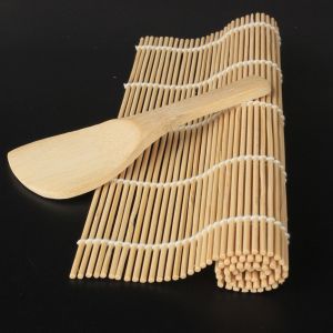 Sushi Rolling Mat Bamboo Rice Roller Sushi Maker Kit DIY Sushi Mould Kitchen Tools