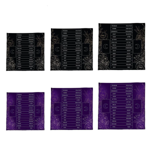 Phí bảo hiểm velvets tarots Khăn Trải Bàn nhiều kích cỡ sôi động huyền bí chống phai có thể giặt trò chơi với bàn cờ phụ kiện