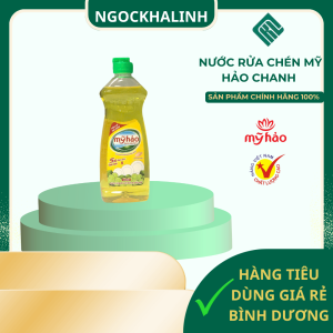 Nước rửa chén Mỹ hảo chanh đậm đặc vượt trội 390g