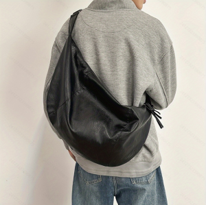 Mens Crossbody Bag Casual Versatile Fashionable Large Capacity Waist Bag Simple Lightweight Outdoor Sports Backpack2026