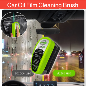 Car Glass Oil Film Remover Car Glass Oil Film Cleaning Brush Glass Stain Remover Windscreen Strong Oil Stain Cleaning Agent