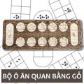 Ô Ăn Quan, Cờ Ô Quan, Trò Chơi Dân Gian Ô Quan Bằng Gỗ Đồ Chơi Board Game Phát Triển Tư Duy Chiến Thuật Cho Trẻ Em. 