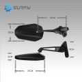 AOS9 Street King Side Mirror V4 Big LTO Passed Fully Adjustable Universal Japen Design. 