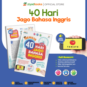 Ziyadbooks - Buku Bahasa Inggris Anak - 40 Hari Jago Bahasa Inggris