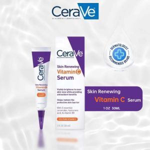 【watsons official store ph】Cerave Skin Renewing Vitamin C serum 30ml，Brighten the complexion and reduce fine lines