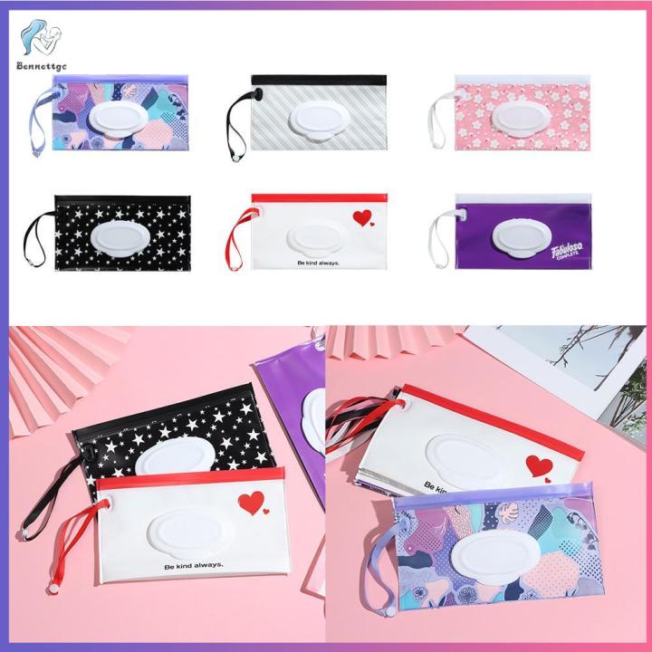 1*Baby Wet Wipe Pouch Wipes Holder Case Reusable Refillable Wet Wipe