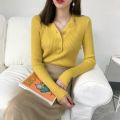 atasan wanita terbaru 2021 kekinian lengan panjang kancing depan / baju rajut / baju ketat / baju press body / baju wanita terbaru / baju model import korea / baju wanita lengan panjang baju wanita terbaru baju wanita remaja. 