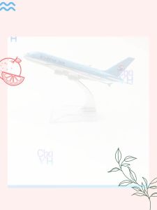 Korean Air A380 16cm model airplane kits child Birthday gift toys plane models