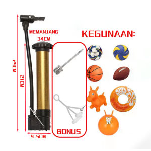 Speeds Pompa Sepeda Pompa Bola Pompa Ban Pompa Multifungsi Pompa Angin Pompa Balon Pompa Mini Foot