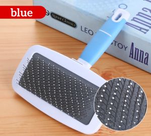Doge.Pet Dog/Cat Hair Comb brush Pet Grooming Shedding comb Brush for Pet Self Cleaning Grooming Tool