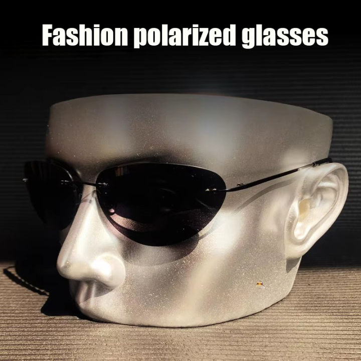 Fashion Cool The Matrix Style Polarized Sunglasses Ultralight Rimless Men  Driving Sun Glasses Lazada PH