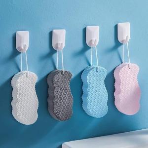 *KHS* Soft Sponge Body Scrubber Bath Exfoliating Scrub Sponge Shower Brush Body Skin Cleaner Dead Skin Remover ( Random Color )