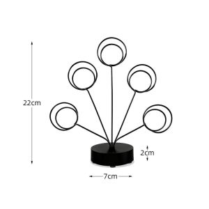 LUXURYLYN Creative Design Note Clips Stable Multifunctional Photo Stand Portable Desk Organizer Office Decoration
