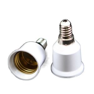 HOUCHU E27 Male to E14 B22 GU10 E40 Female Lamp Holder Converter Multiple Models Durable Lamp Base Home Accessories Heat-resistant LED Light Bulb Adapter LED Corn Bulb Light