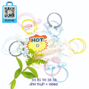 Đồ cột tóc dây buộc tóc nơ Hàn Quốc dễ thương - thương hiệu Vợ Chồng Tôi