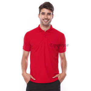 Polo Shirt Polos Lengan Pendek Esperanza - Warna Merah Indonesia