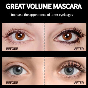 5D Big Brush Mascara / Waterproof Natural Lengthening Curling / For Outdoor Sports Humid Environments / Men Women All Ages