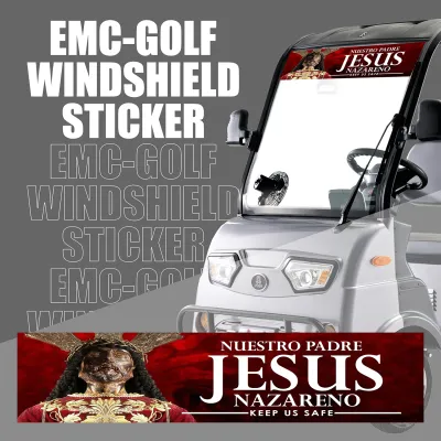 EMC GOLF WINDSHIELD STICKER WATERPROOF Part2