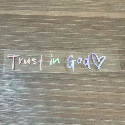 automalls Vinyl Rearview Mirror Decals for Cars Motorcycles with Faith Based Message 【NEW】