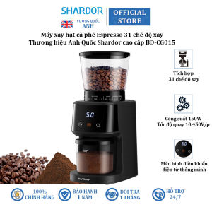 Máy xay hạt cà phê Espresso cao cấp thương hiệu Shardor BD-CG015 150W - Hàng Nhập Khẩu