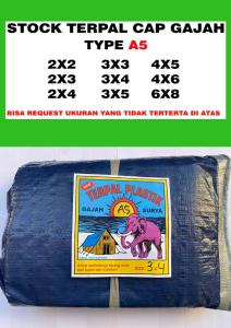 TERPAL PLASTIK A5 UK 2X3