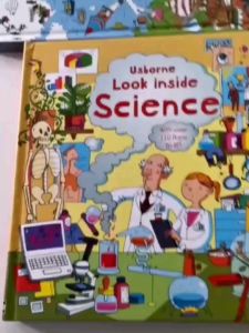 🌟 Science Look Inside Book หนังสืออ่าน SCIENCE หนังสืออ่านภาษาอังกฤษ Lift the Flap หนังสือ Look Inside
