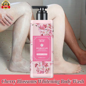 500ML Sakura Whitening Body Wash Niacinamide Moisturizer Body Wash Long Lasting Fragrance Shower Gel Whitening Artifact
