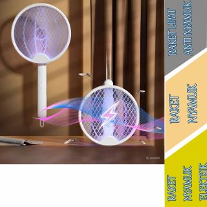 Raket Lipat Anti Nyamuk - Raket Nyamuk - Raket Nyamuk Elektrik - R-238