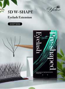 YELIX 5D-W PRE-SHAPED AUTO FAN EYELASH EXTENSION RUSSIAN VOLUME BULUMATA RUSSIAN YELIX