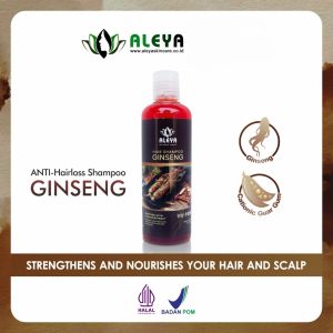 Aleya Shampoo Extract Ginseng 250 ml - Shampoo untuk Rambut Rontok / Anti Hair Fall