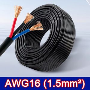 Cáp ba con AWG 10 12 14 16 Dây điện 20 10 mét Đường dây mềm điện ba -phase Sử dụng ngoài trời