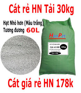 Cát vệ sinh mèo (Lẻ 1kg) chiết từ tải 30kg