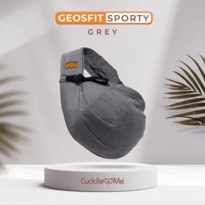 Geosfit Sporty Cuddle Me Gendongan Kaos Bayi Newborn Mshape Craddle Baby Carrier